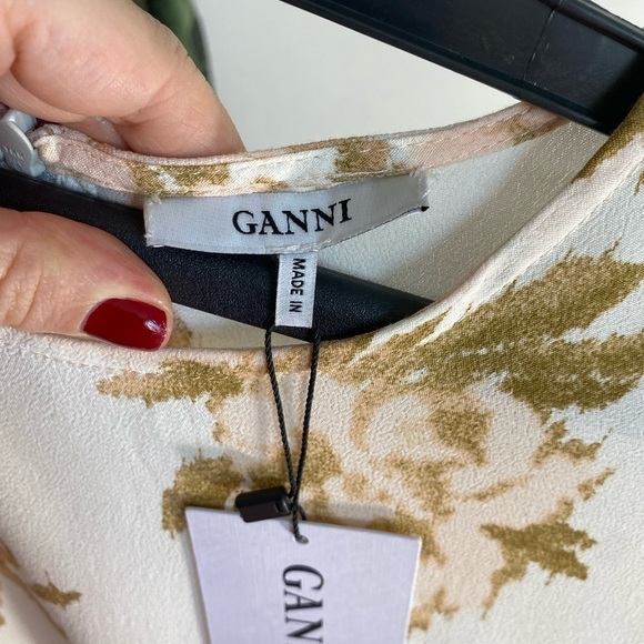 NWT GANNI St. Pierre Dress - Picture 5 of 6